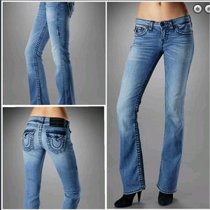TRUE RELIGION CORA Mid-Rise Straight Jeans